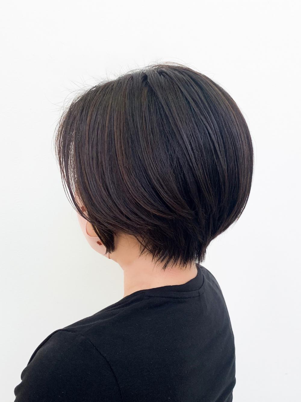 大人ショートボブ