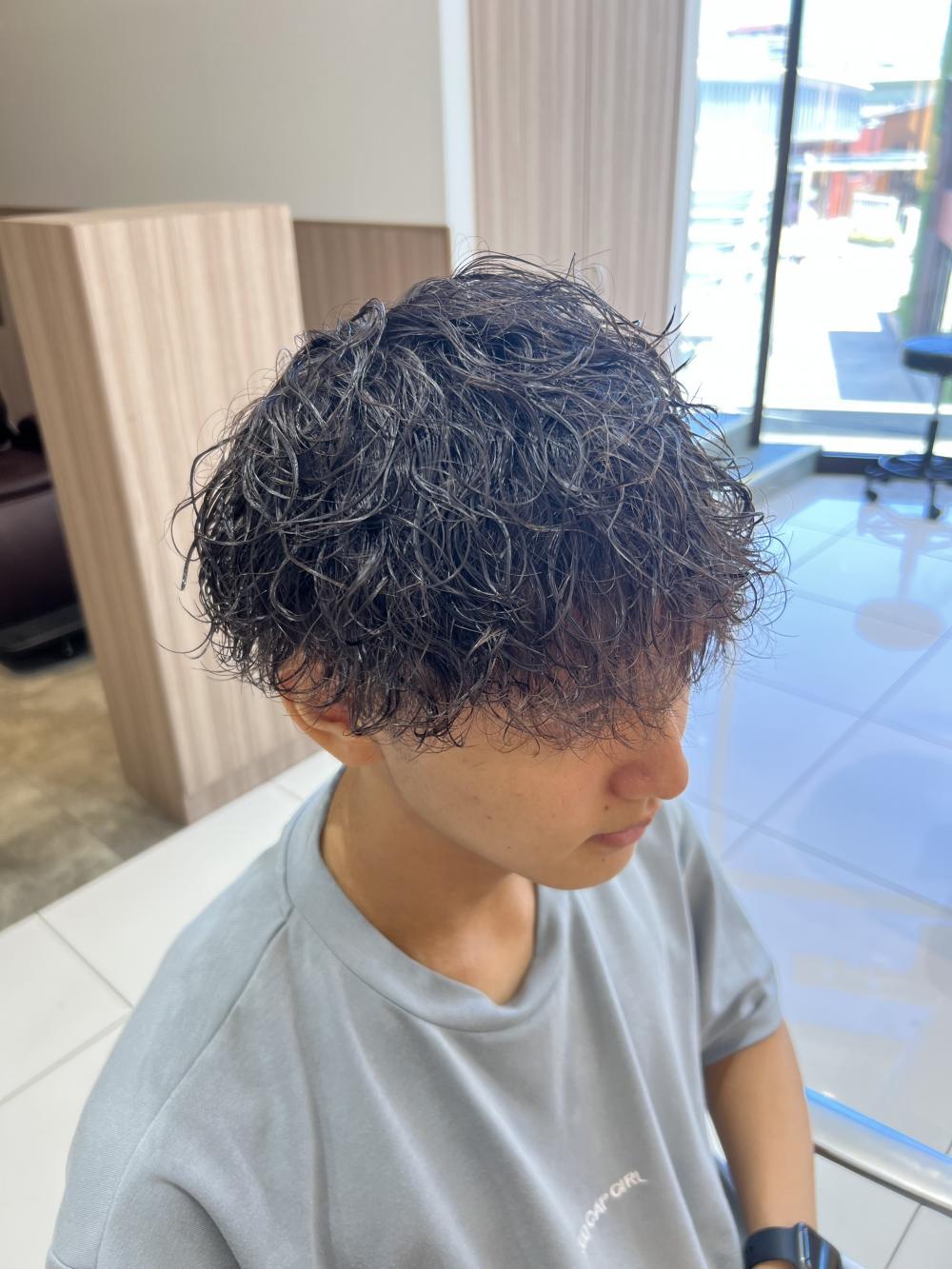 波巻き×ツイストスパイラル×マッシュ　メンズパーマ　10代20代30代　【篠崎】