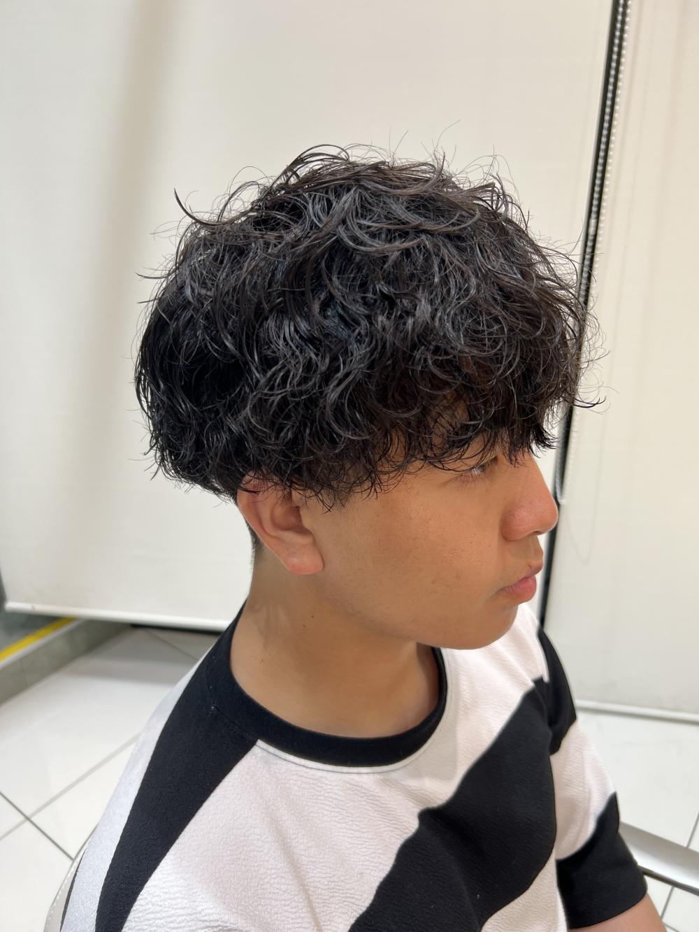 波巻き×ツイストスパイラル×マッシュ　メンズパーマ　10代20代30代　【篠崎】