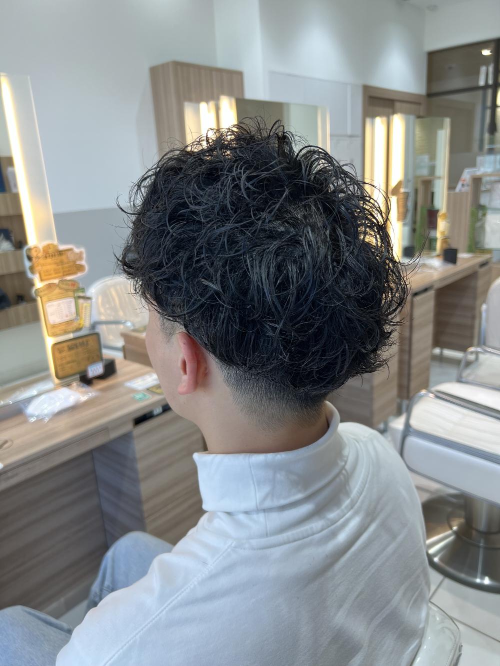 ナチュラルパーマ×マッシュ　10代20代30代40代　【篠崎】