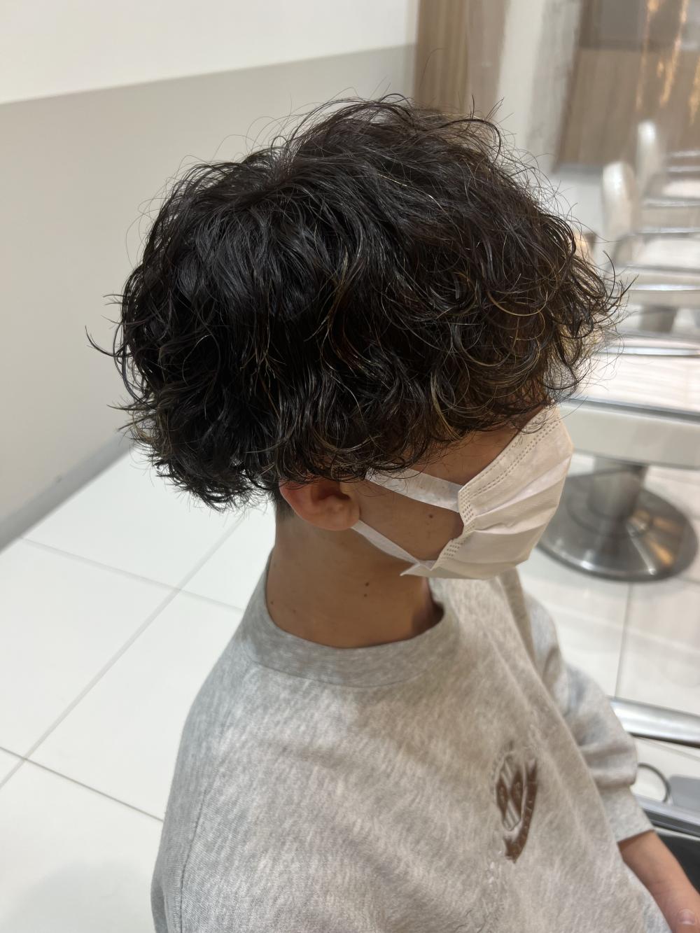 波巻き×ツイストスパイラル×マッシュ　メンズパーマ　10代20代30代　【篠崎】