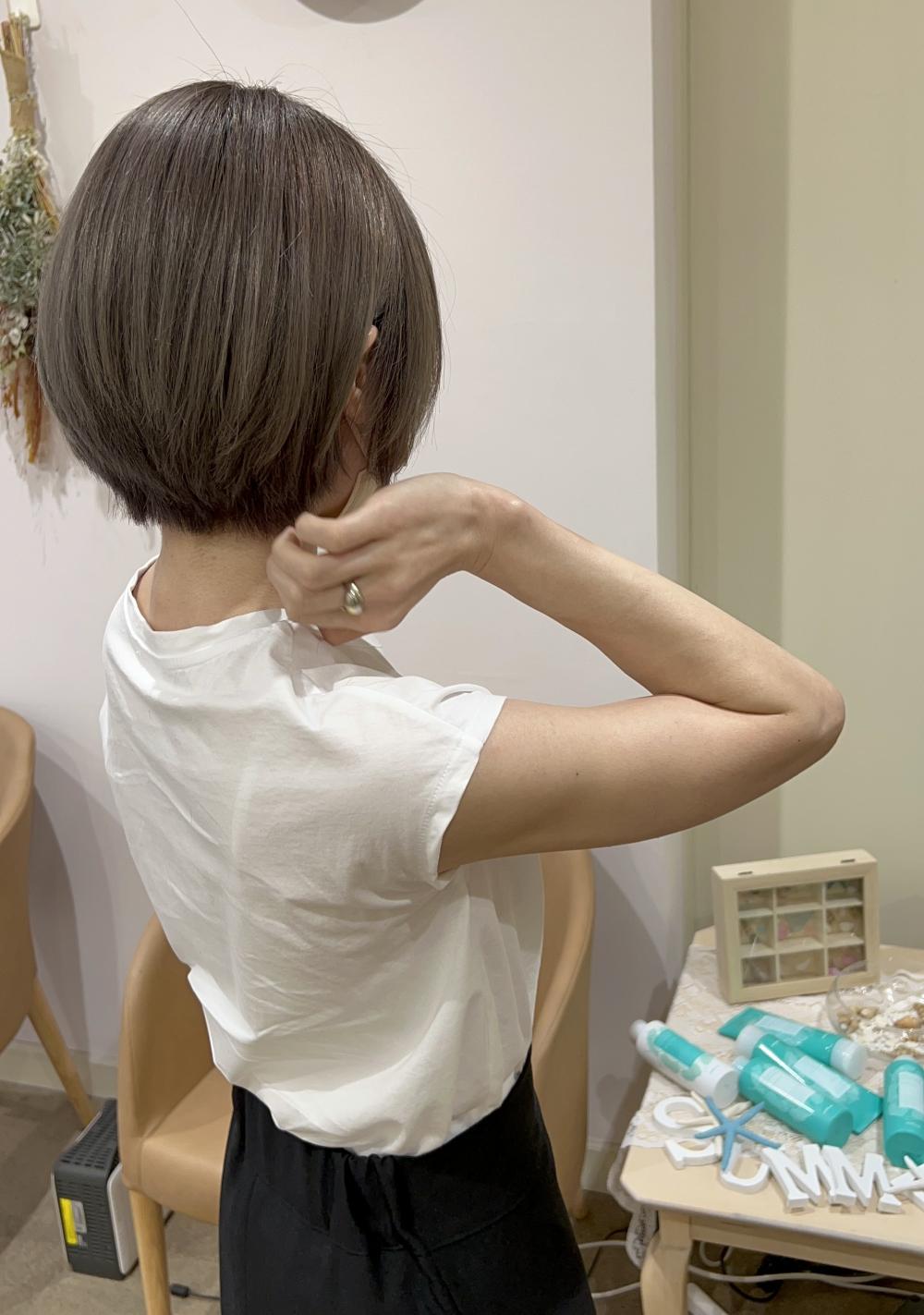 丸みショートボブ