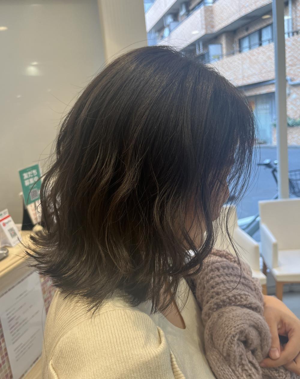 切りっぱなしボブ