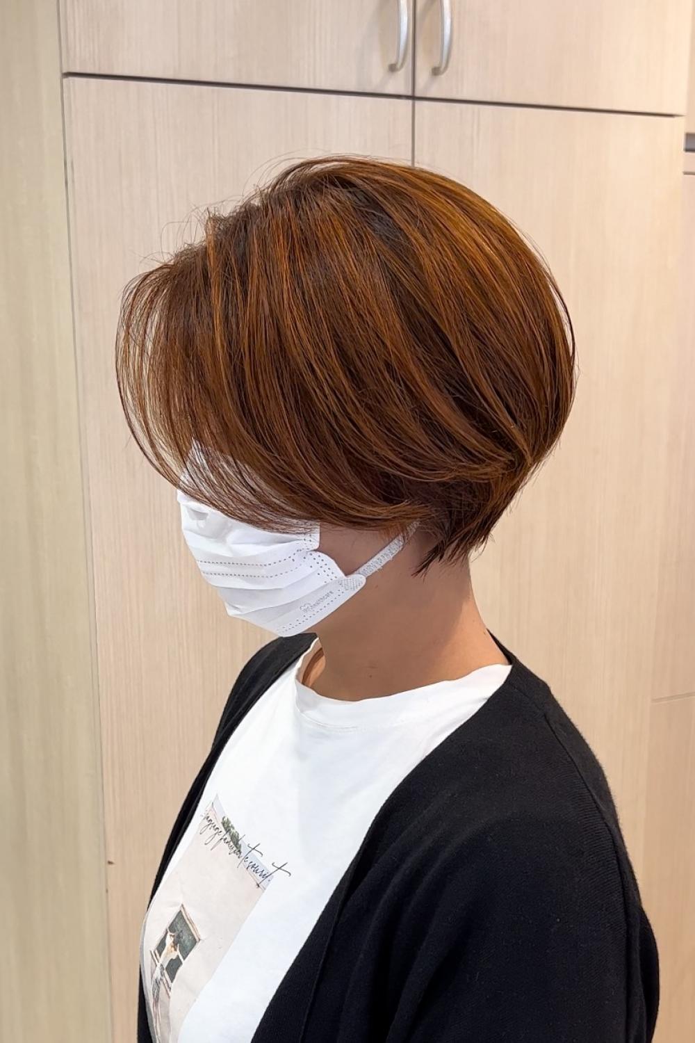丸みハンサムショート