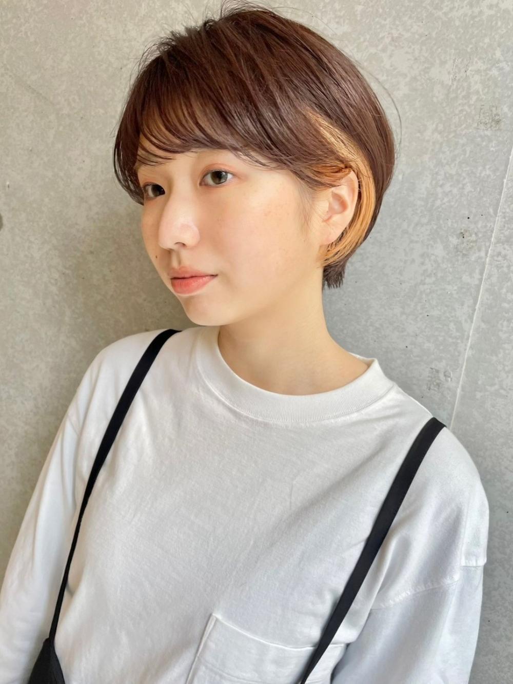 耳かけ丸みショート