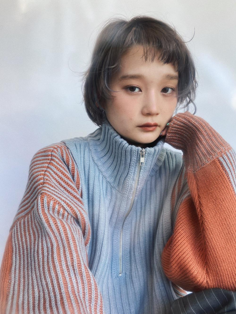 ショートバングのミニボブ｜サブ写真③