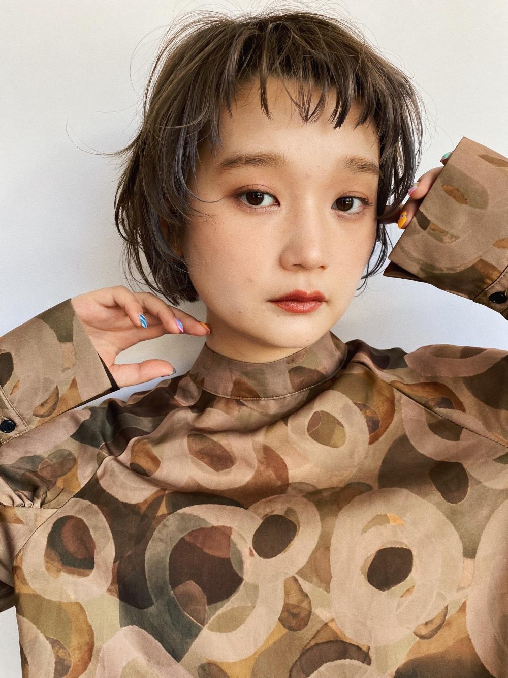ショートバングのミニボブ｜サブ写真③