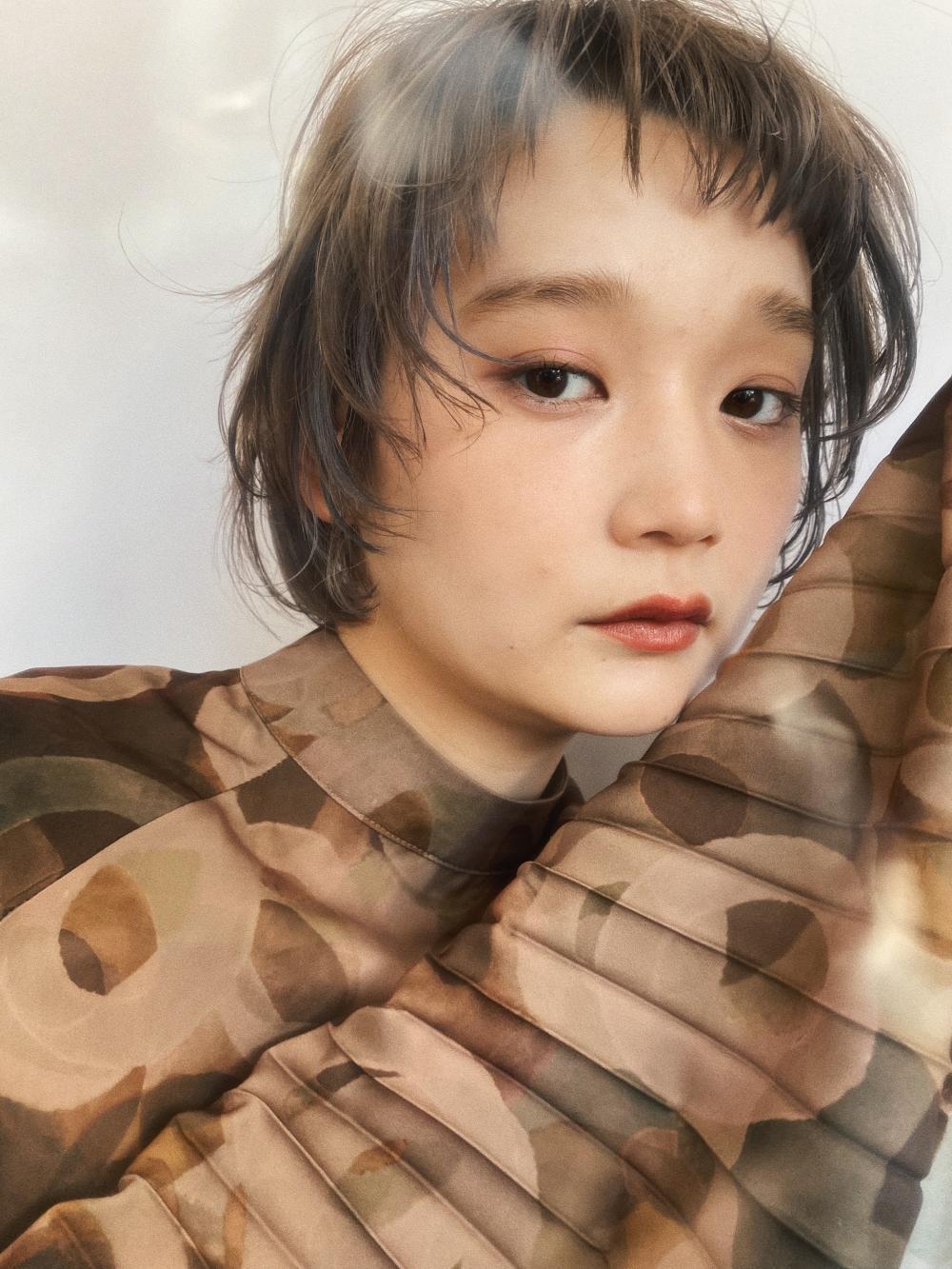 ショートバングのミニボブ｜サブ写真②