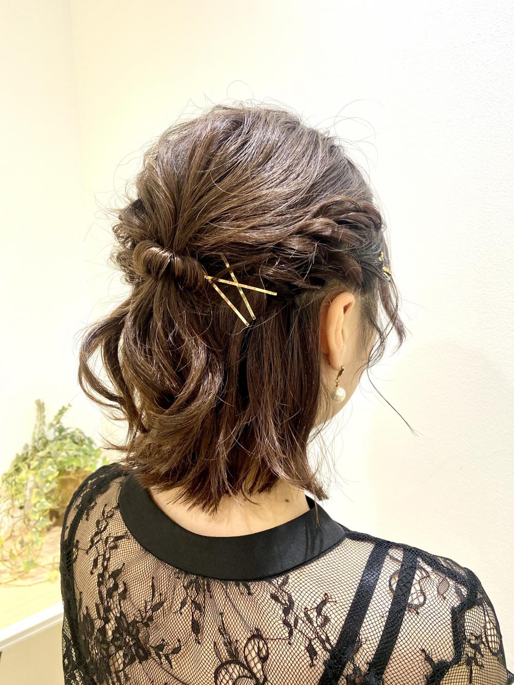 簡単ヘアアレンジ
