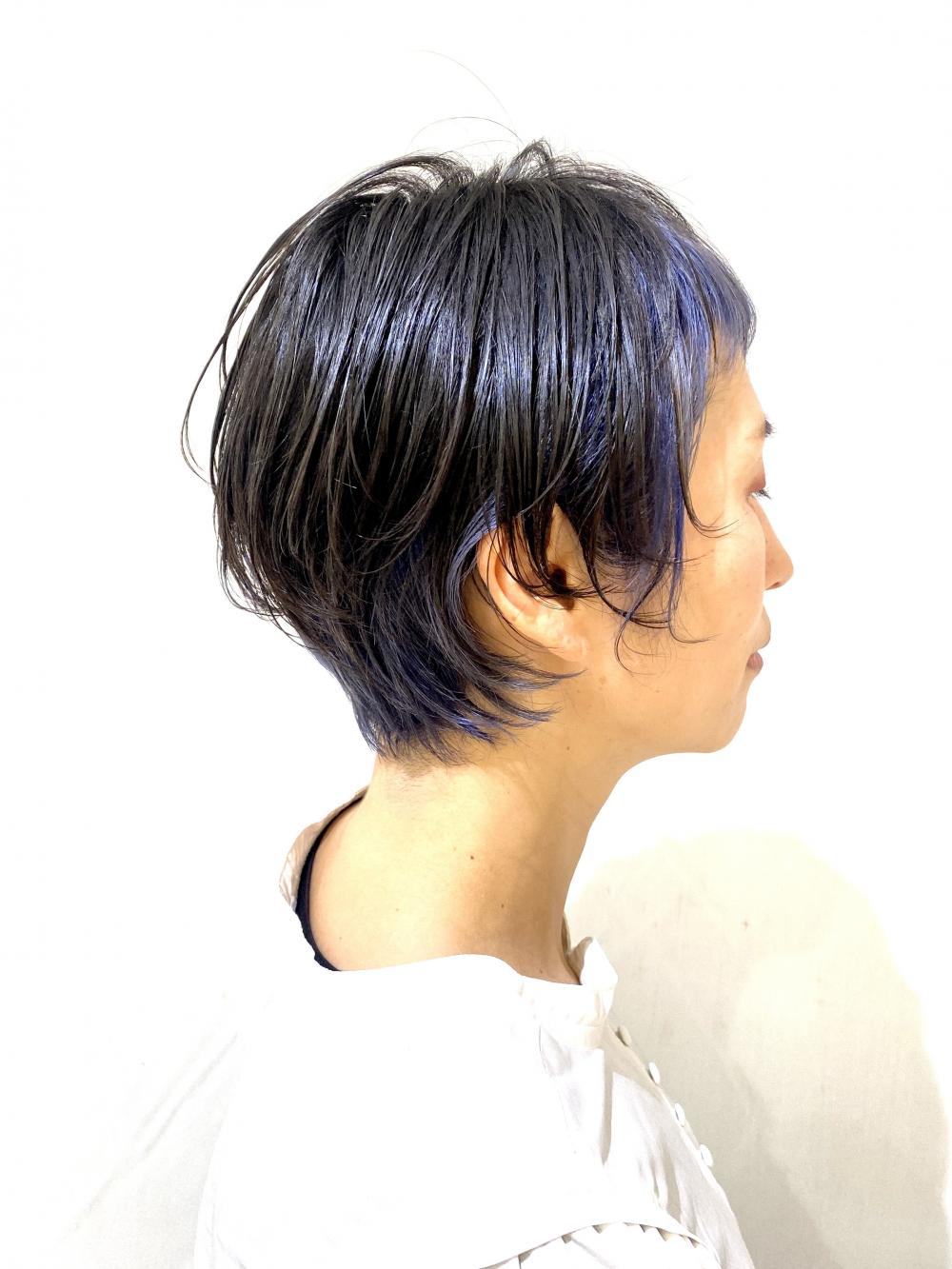 ライラックブルーのインナーカラー