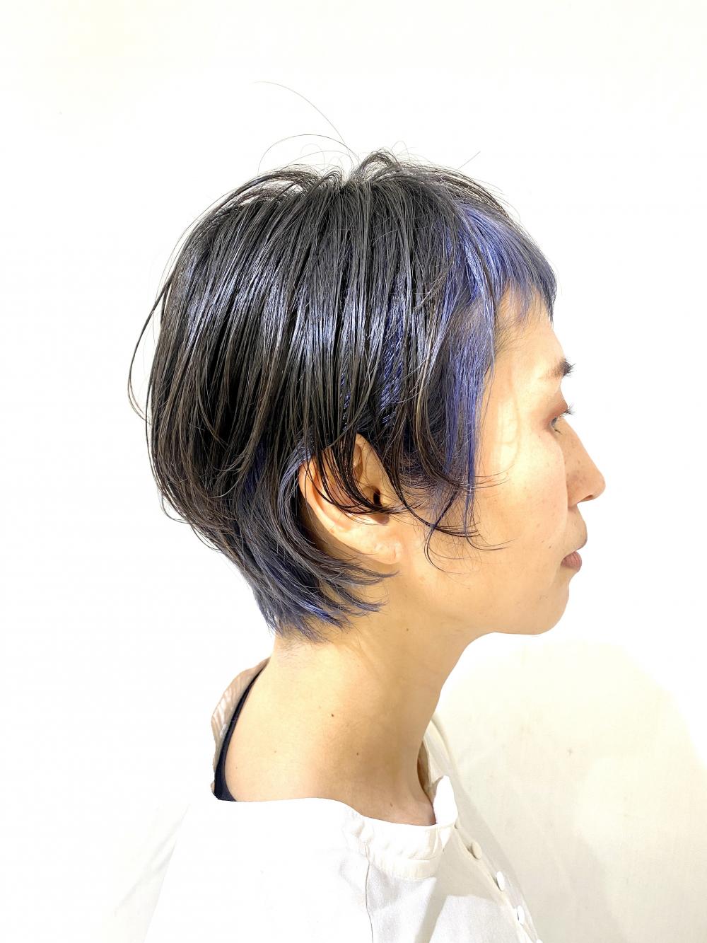 ライラックブルーのインナーカラー｜サブ写真②