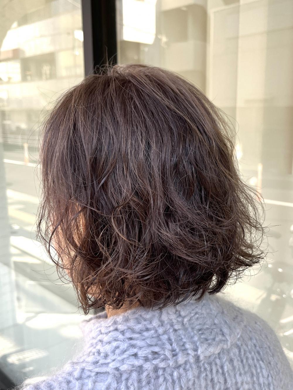 【家郷限定】白髪ぼかしテクニックカラー