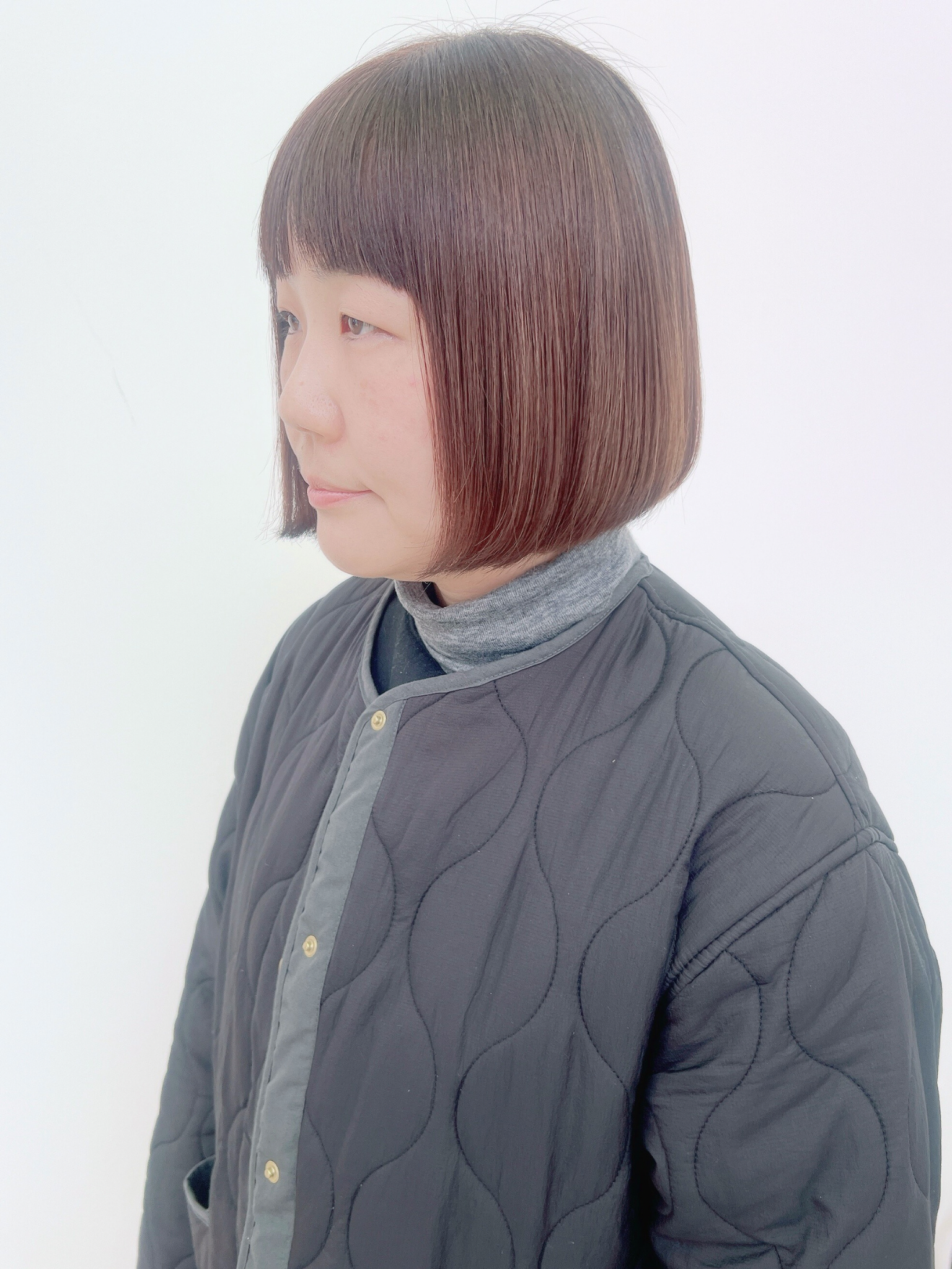ぱっつんボブ