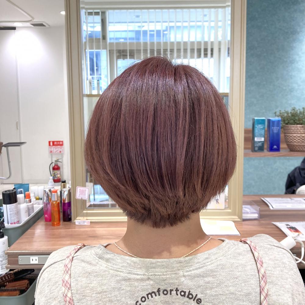 ローグラデーションのショートボブ｜サブ写真③