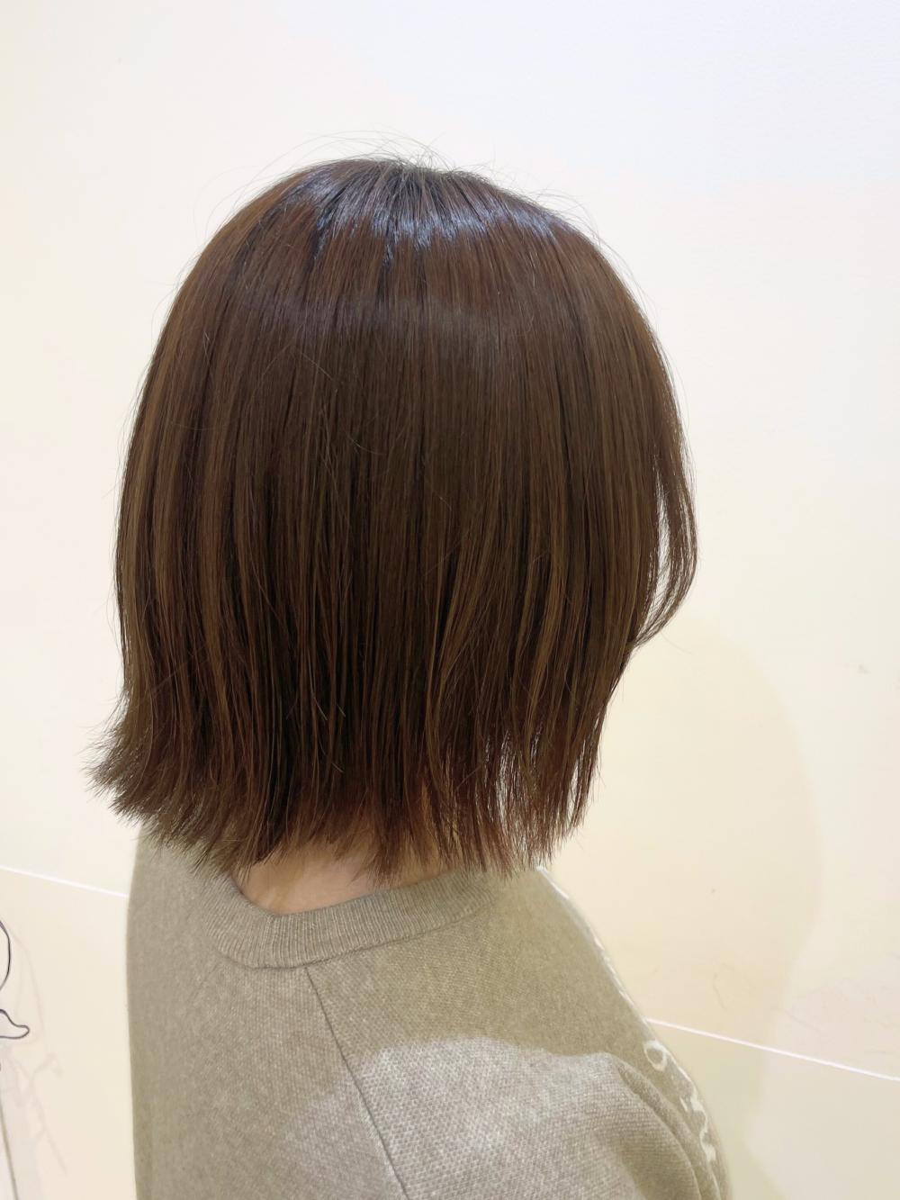 切りっぱなしボブ