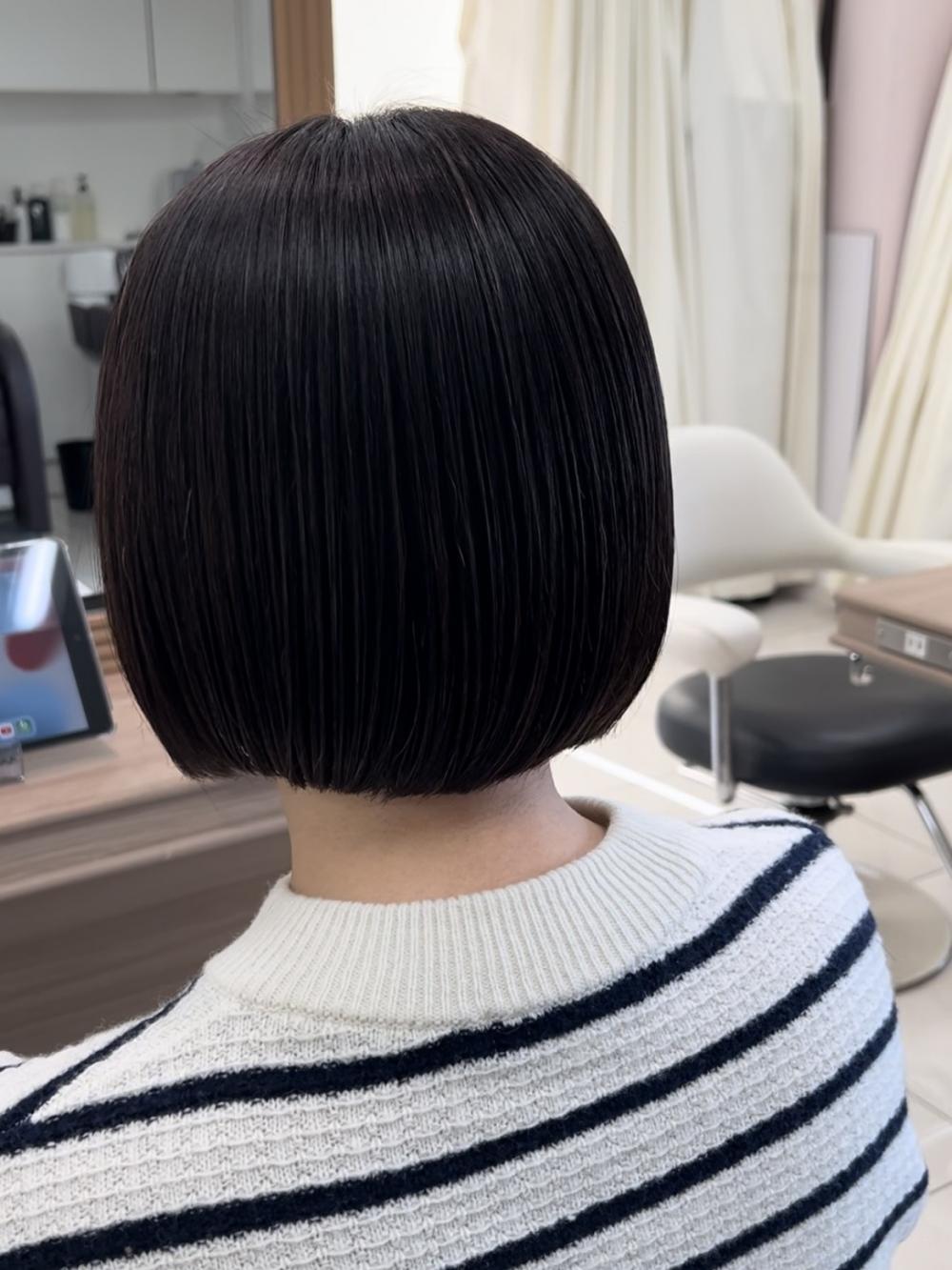 襟足スッキリ「コンパクトボブ」