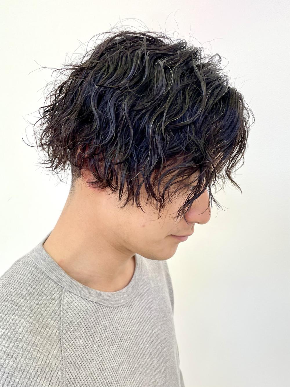 波巻きツイストスパイラルパーマ
