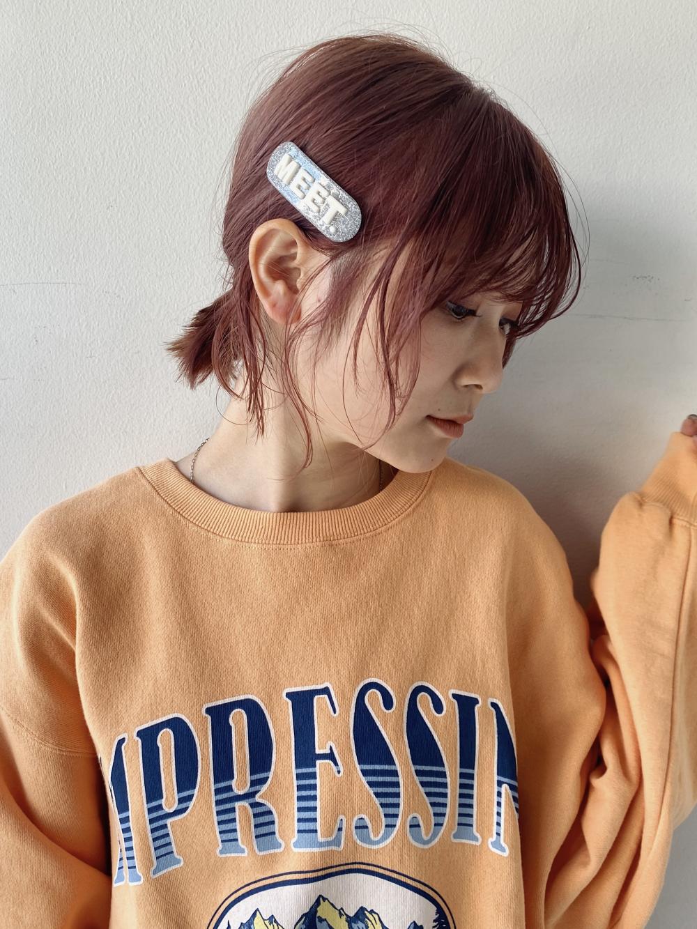 ヘアアレンジもかわいい！結べるギリギリの切りっぱなしボブ｜サブ写真②
