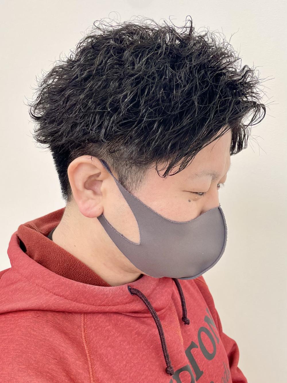 波巻きツイストスパイラルパーマ
