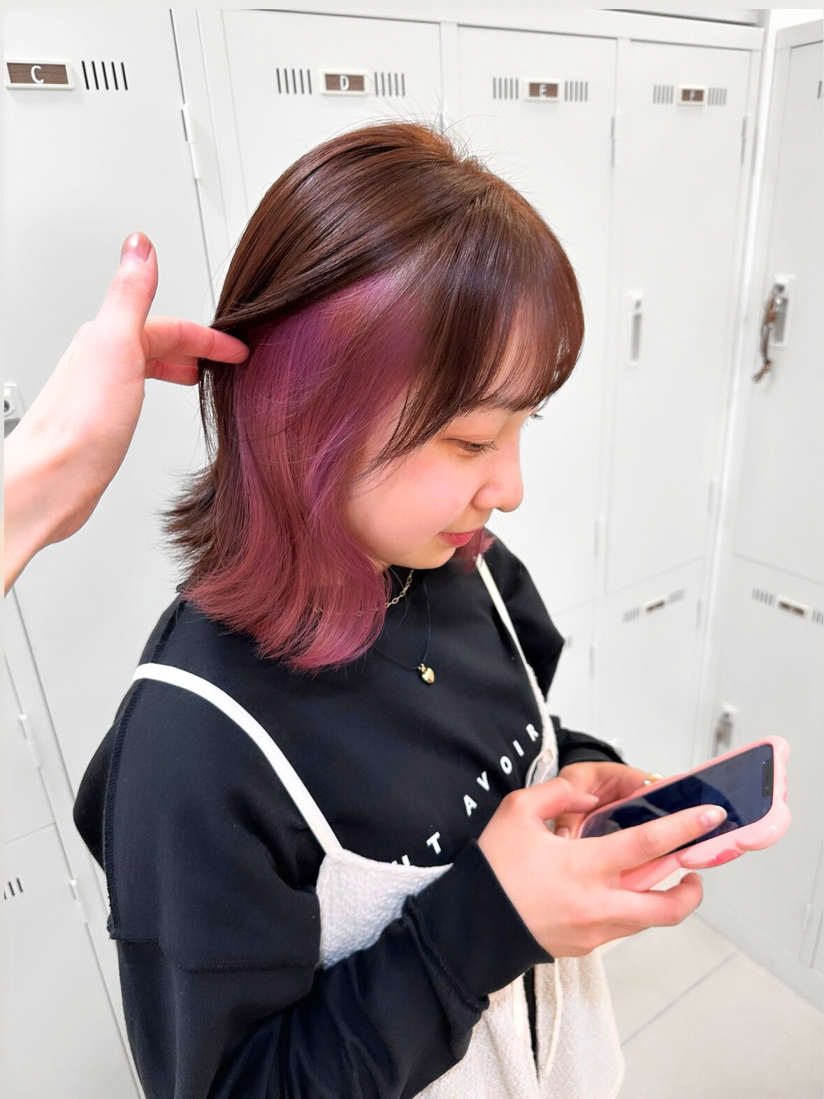 pink brown inner pink beige