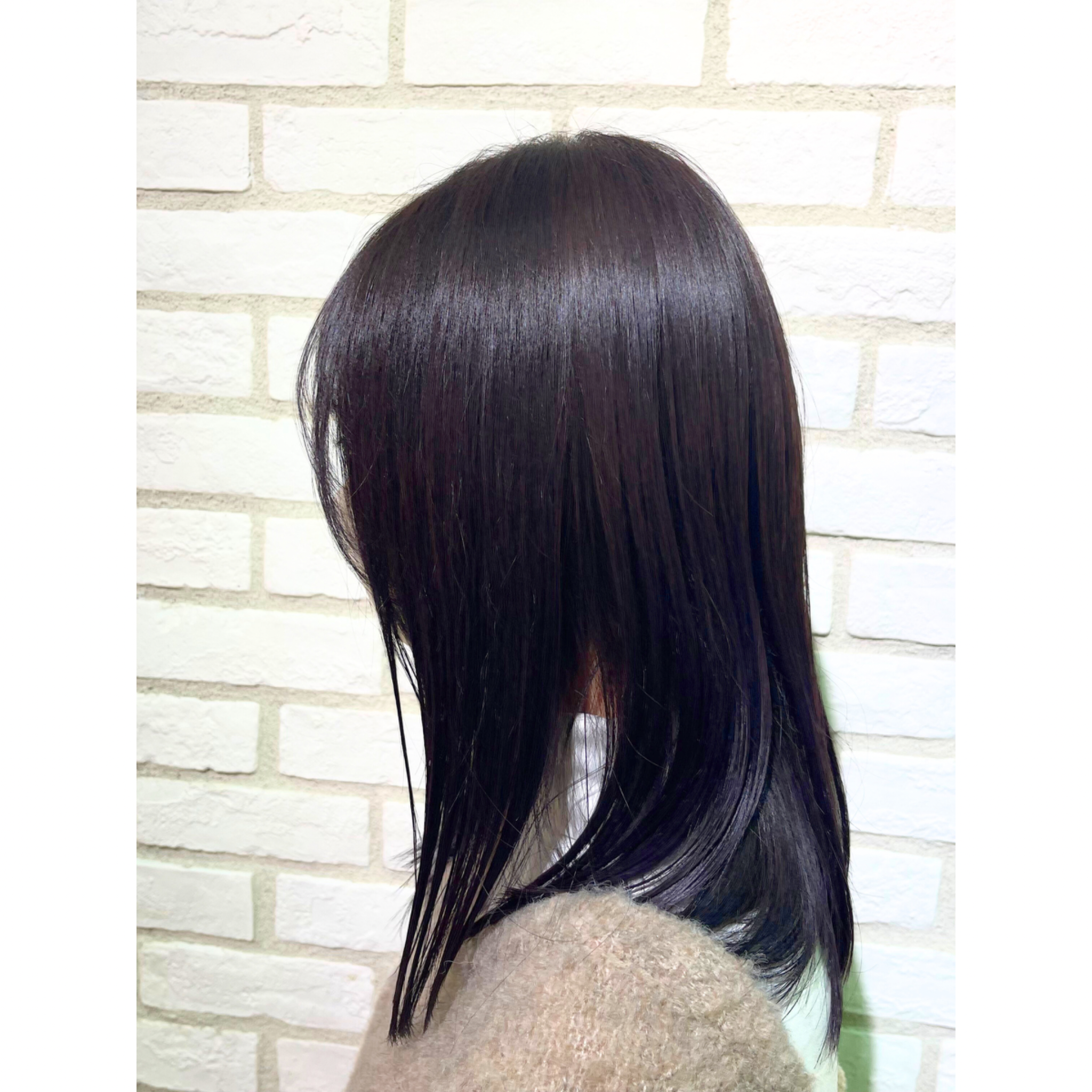 韓国風パープルグレージュ