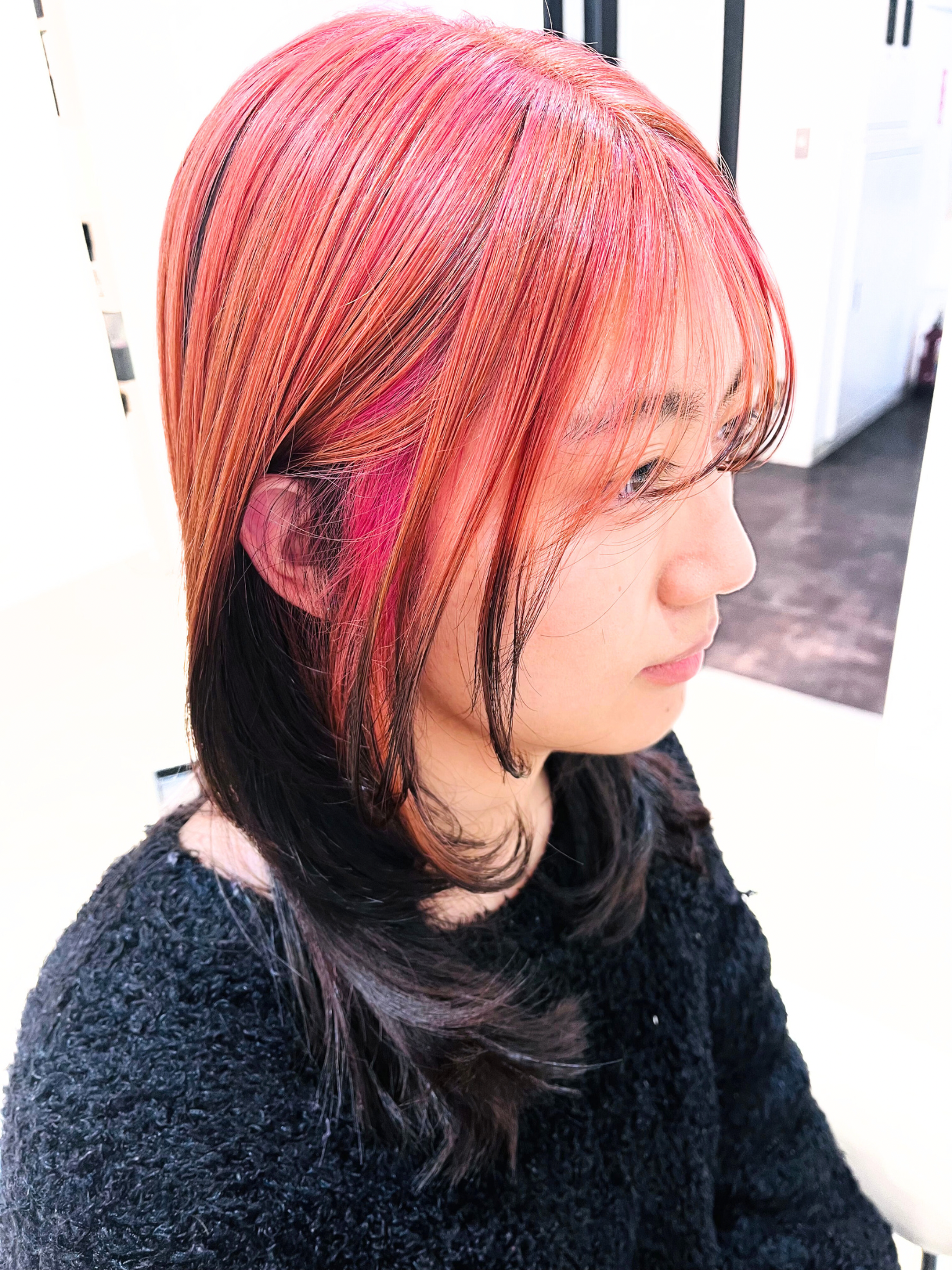 ルーツカラー　ピンク×ブラック｜サブ写真④
