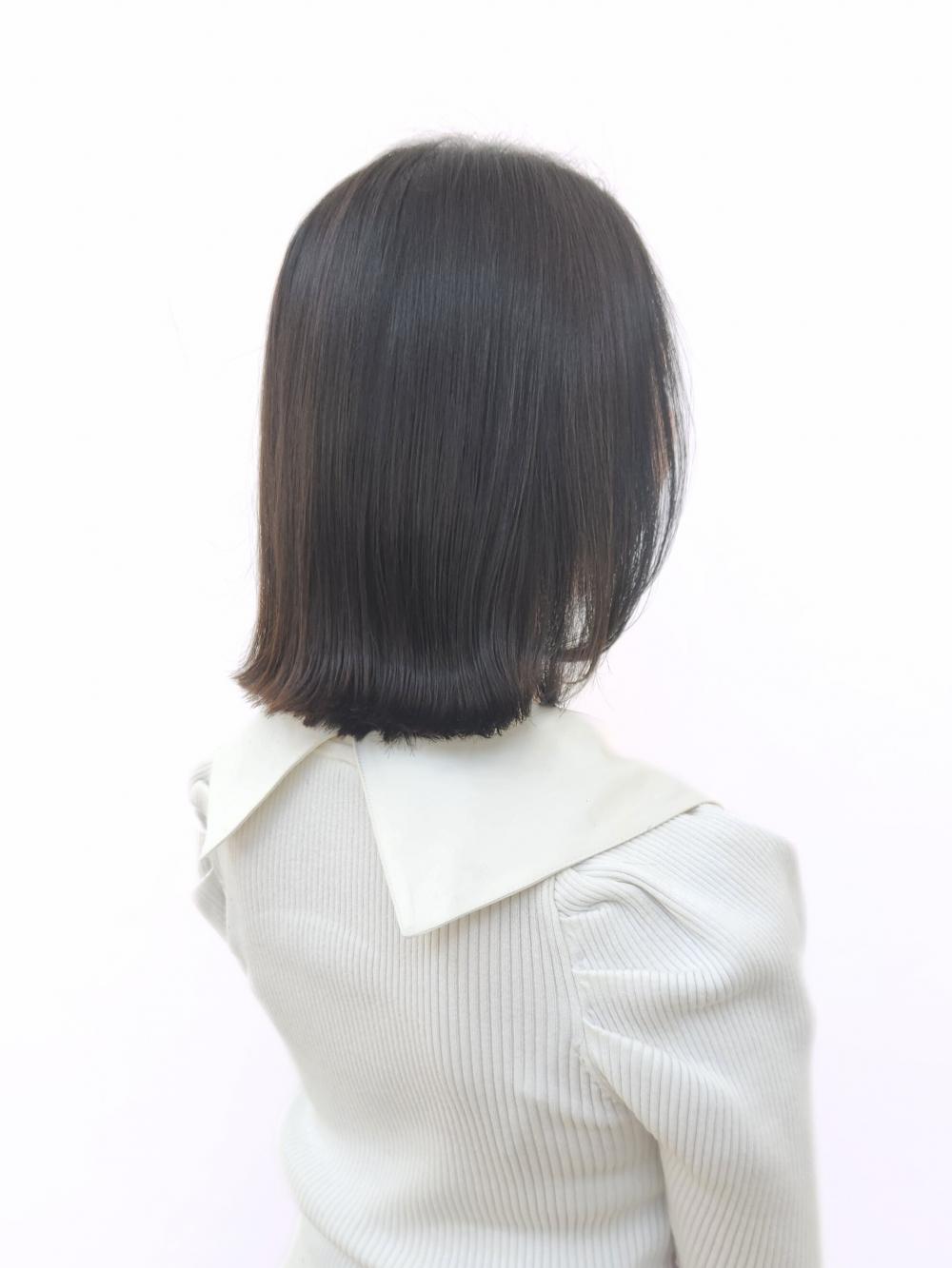 ナチュラルボブのナチュラルグレージュ