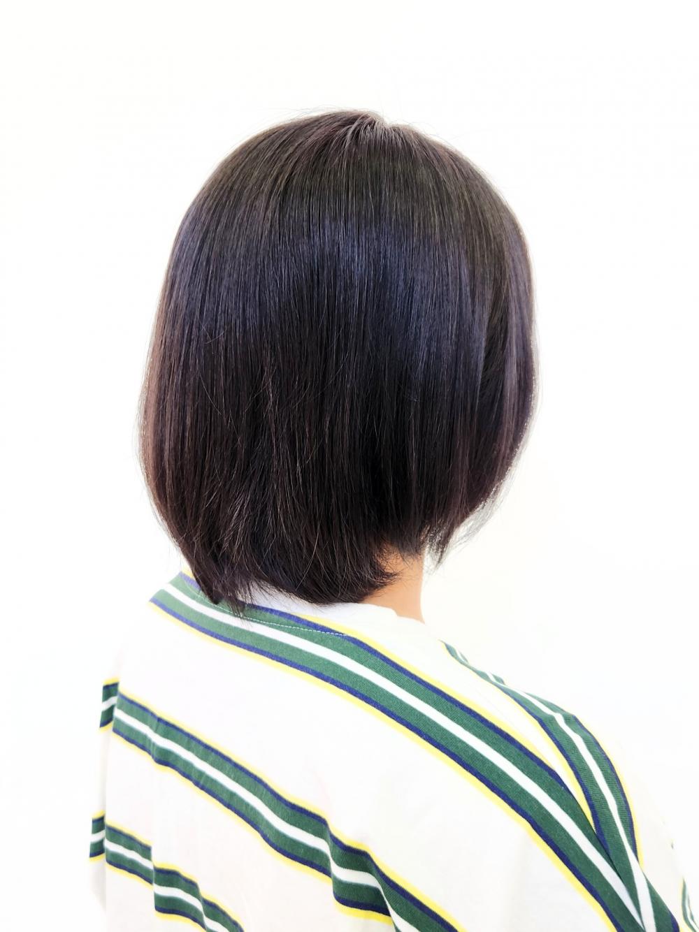 新生活応援カラー。暗染めグレージュ