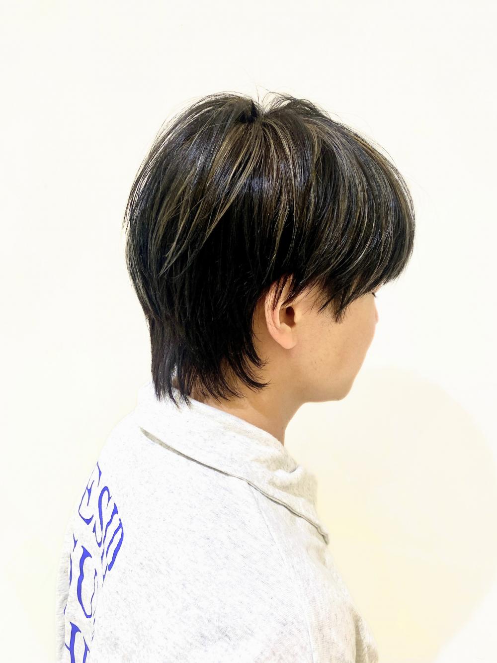 メンズ　ハイライト