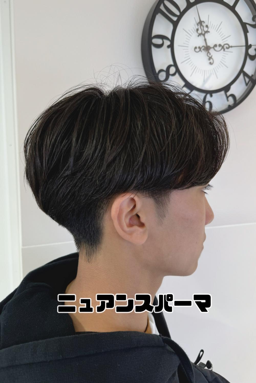 ツーブロック×ニュアンスパーマ