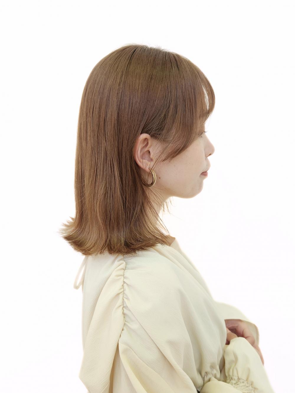 ハイトーンで見せる。ミルクティーブラウン/ミルクティーカラー｜サブ写真③