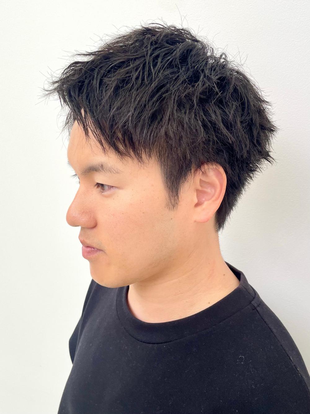 ソフトツイストパーマで作る、スパイキーショート｜サブ写真②