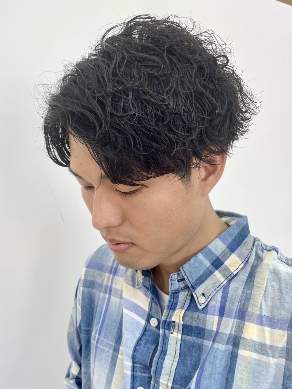 波巻きツイストスパイラルパーマ