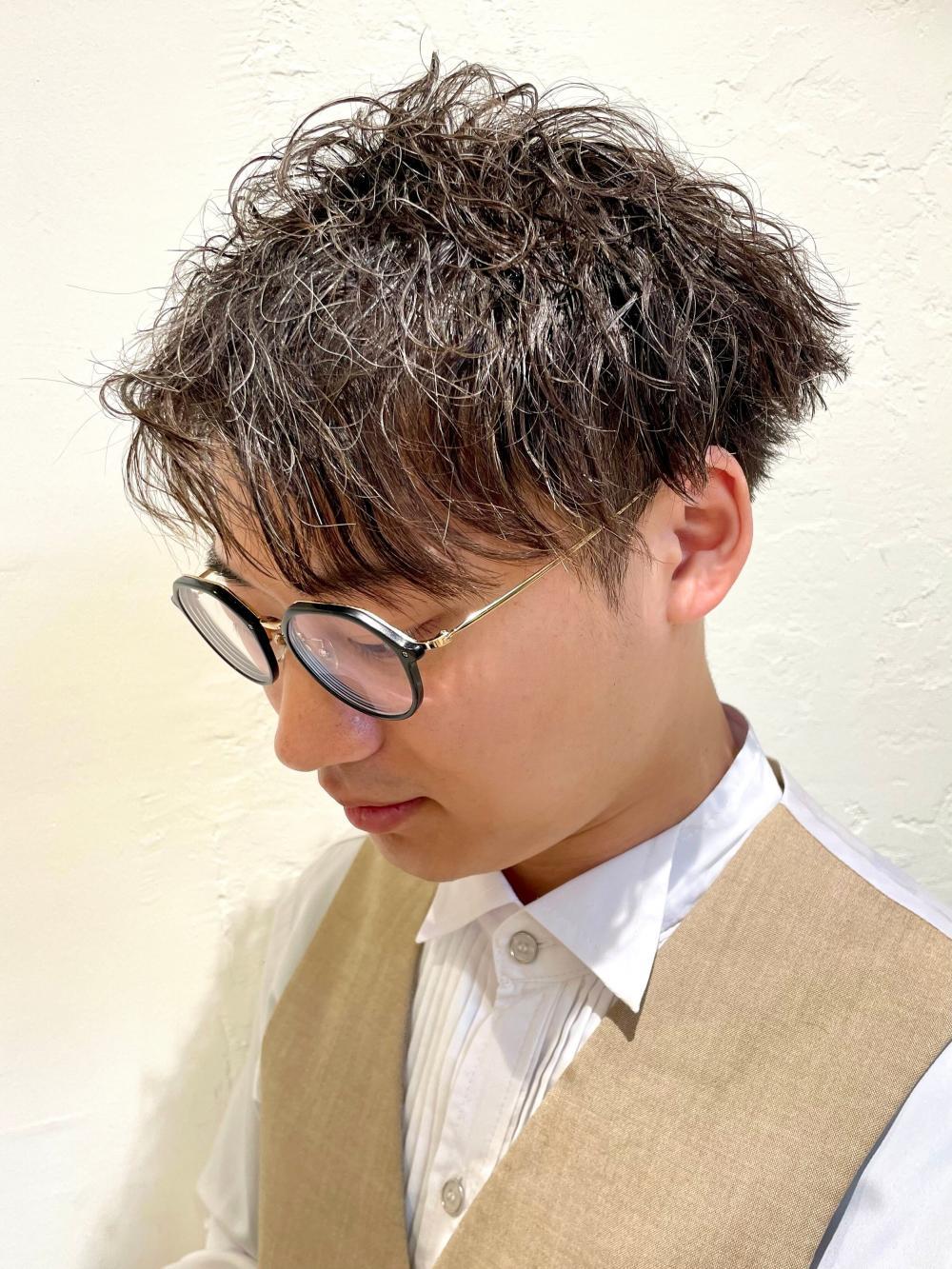 ショートでも決まる/波巻きスパイラルパーマ