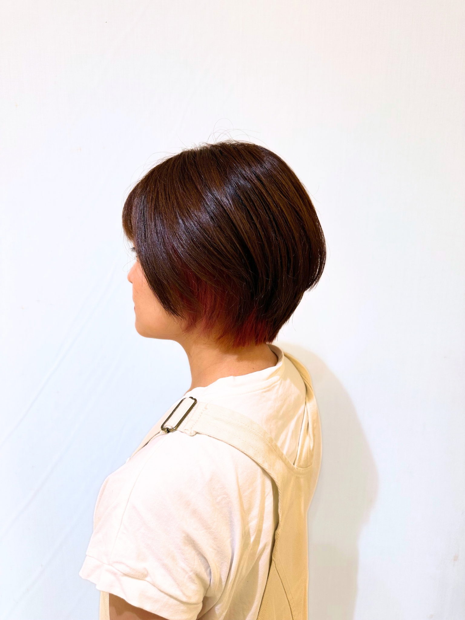 ショート×インナーカラー