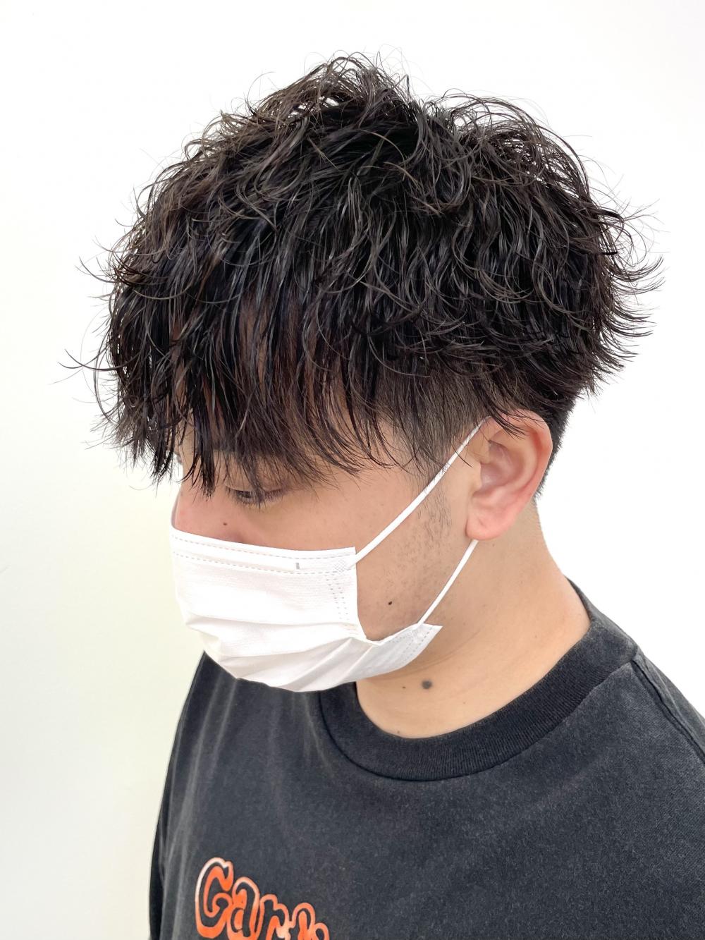 波巻きツイストスパイラルパーマ