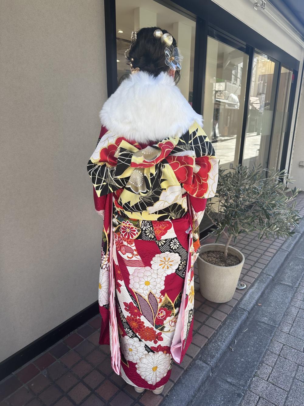 ヘアセット、着付