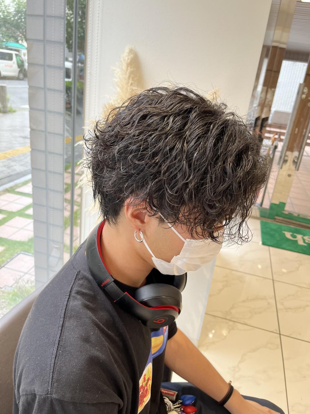 大人気波巻きパーマ