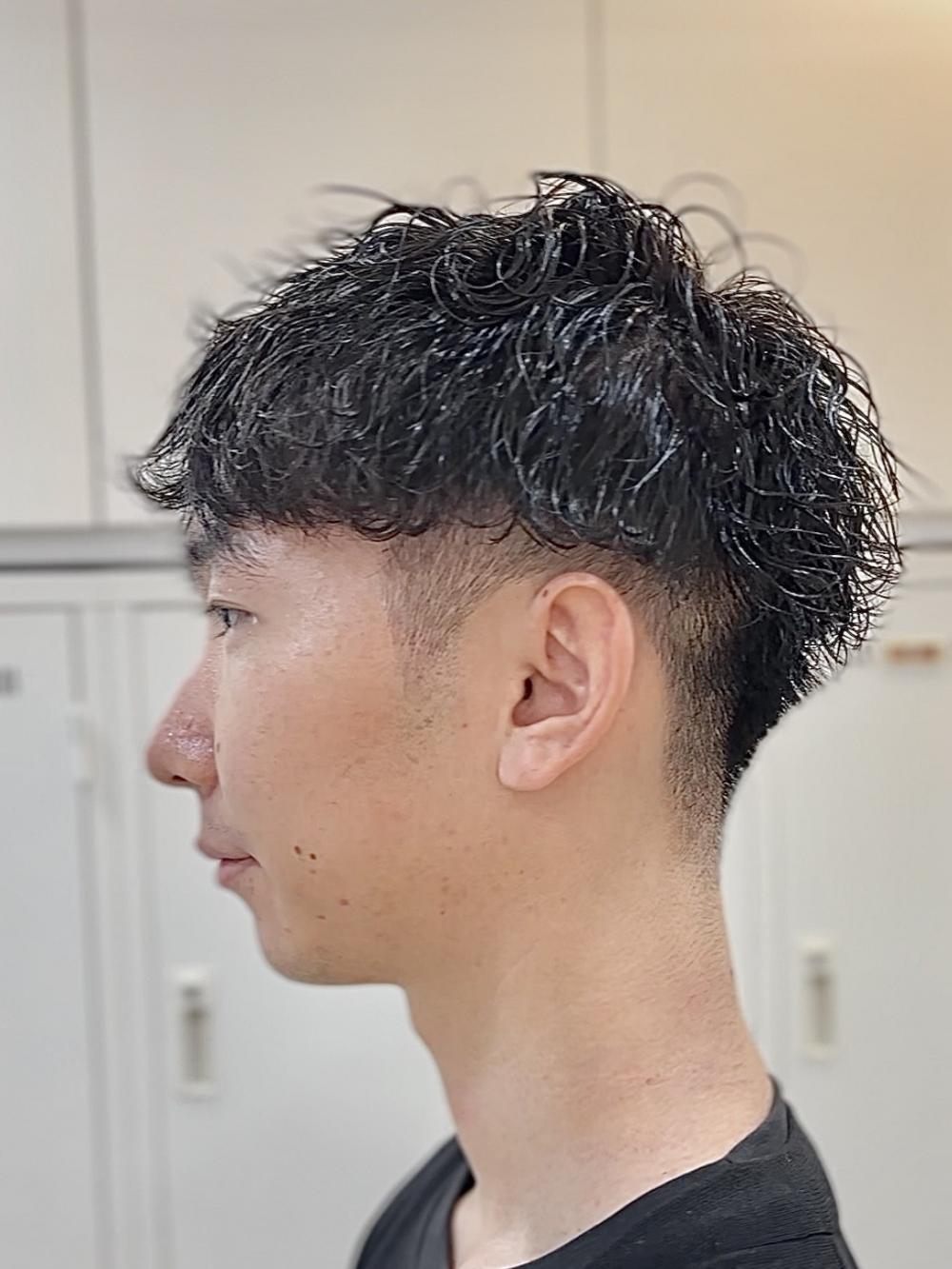 波打ちパーマ