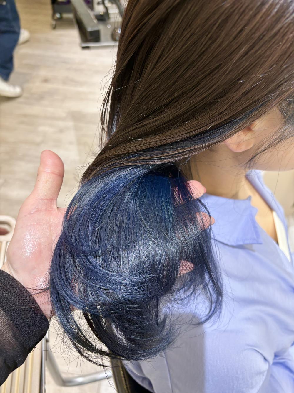 コバルトブルーインナーカラー｜サブ写真②