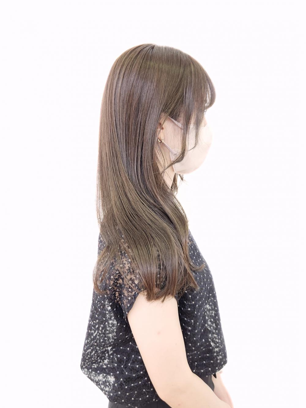 脱白髪染めカラー！ナチュラルグレージュ｜サブ写真②