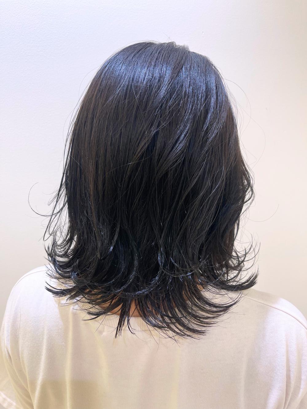 黒染めじゃない！ブルーブラック