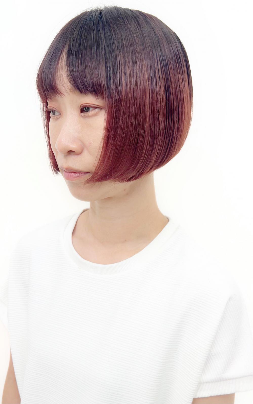 赤ボブ