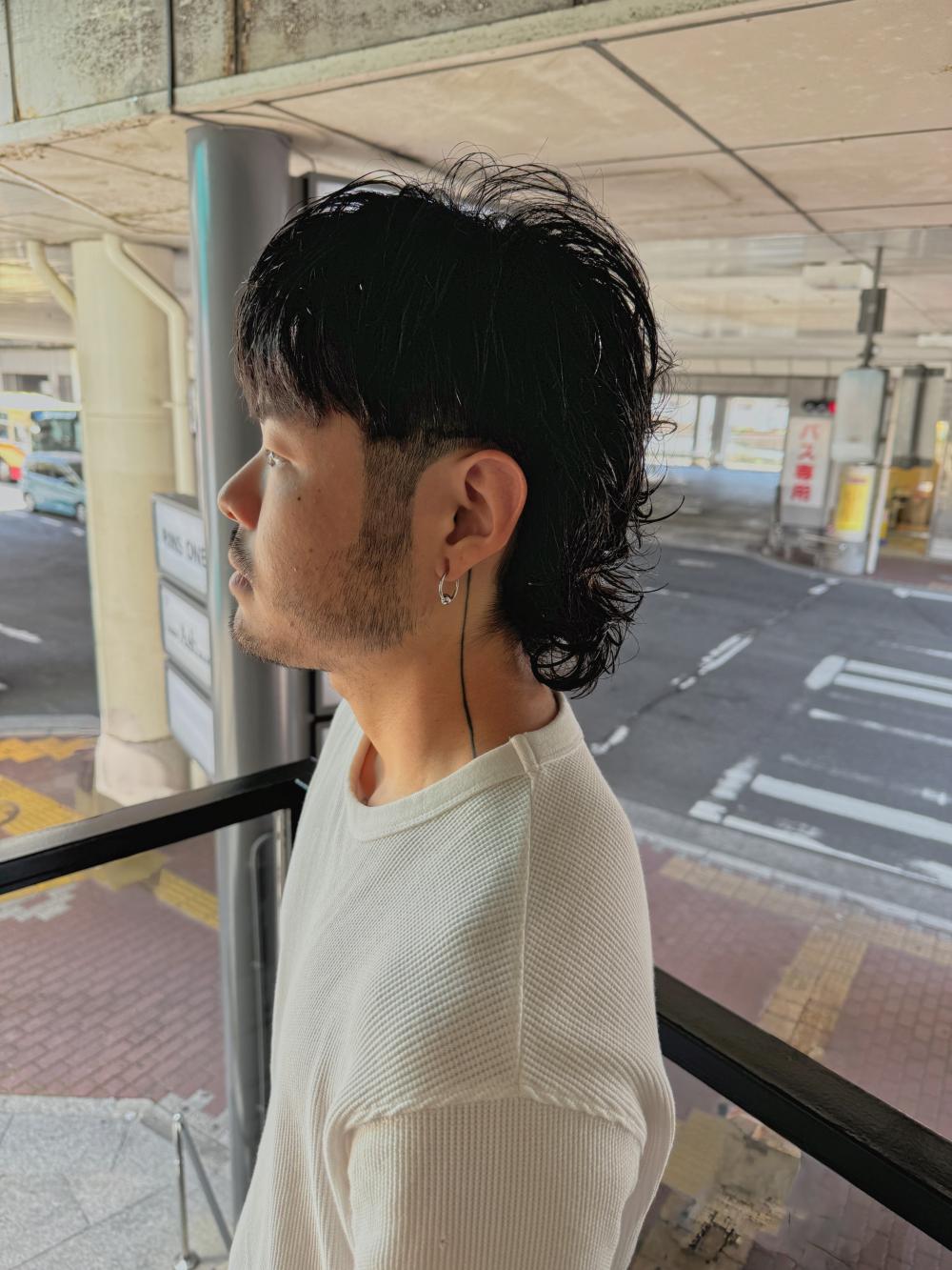 マレットパーマスタイル