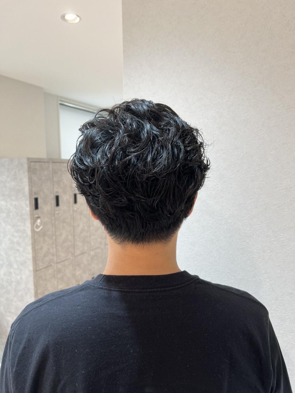 ワイルドオールバックパーマ｜サブ写真②