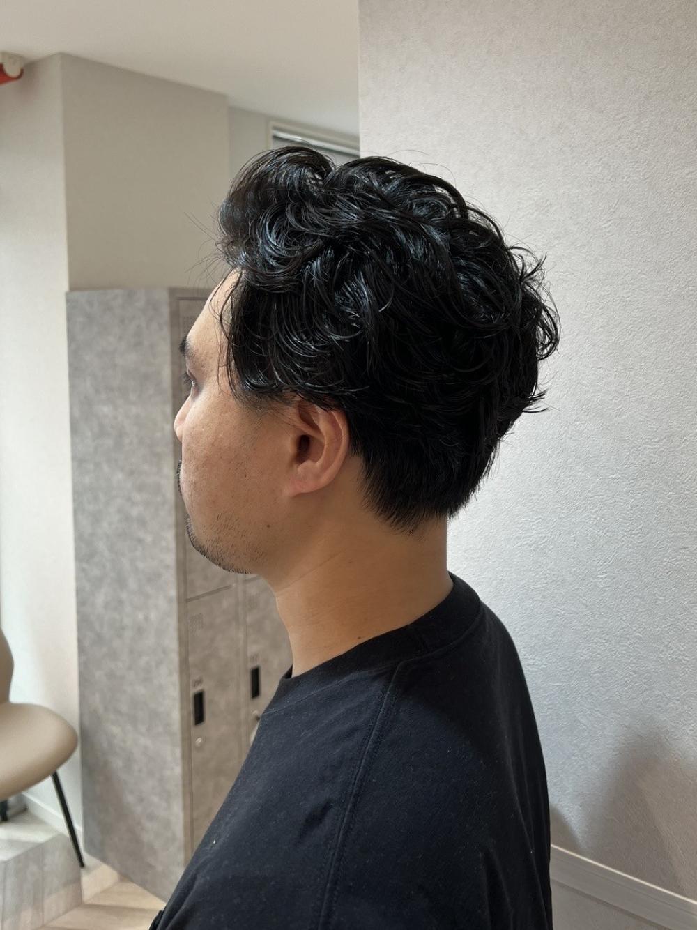 ワイルドオールバックパーマ｜サブ写真③