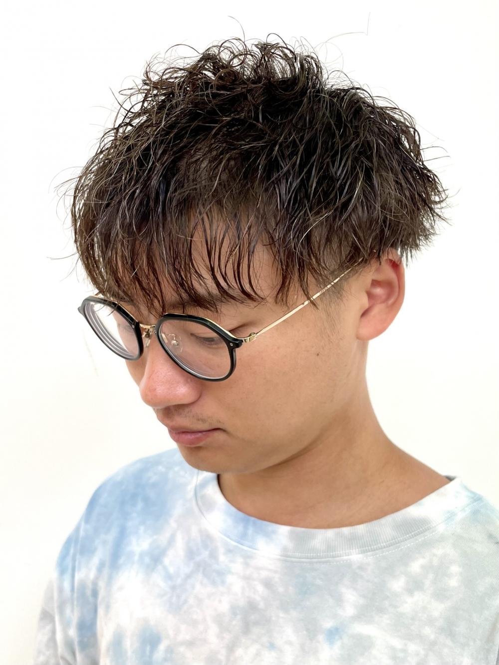 波巻きツイストスパイラルパーマ