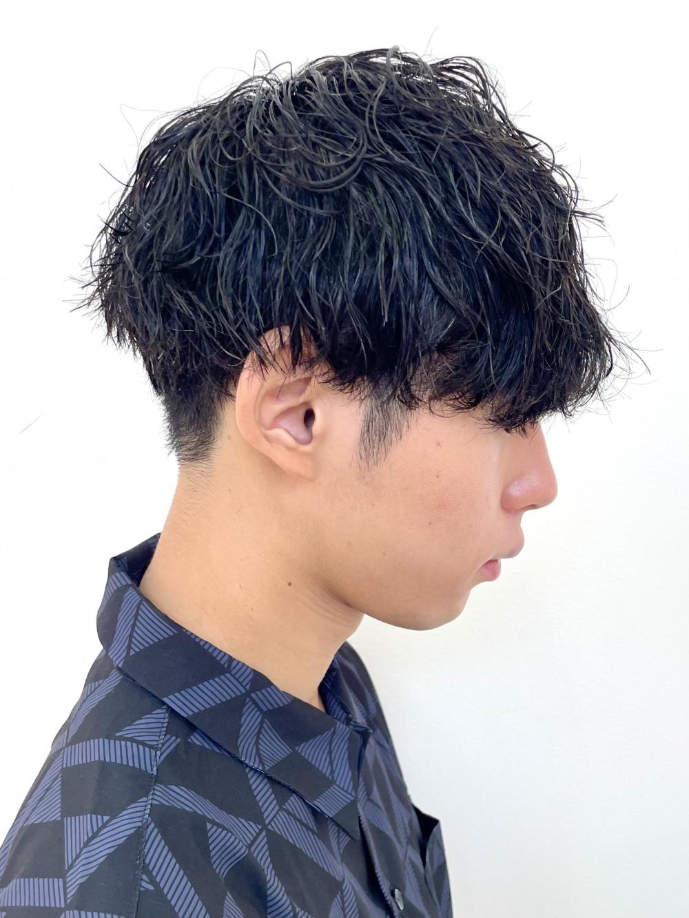 波巻きパーマ40日後カットのみスタイル｜サブ写真②