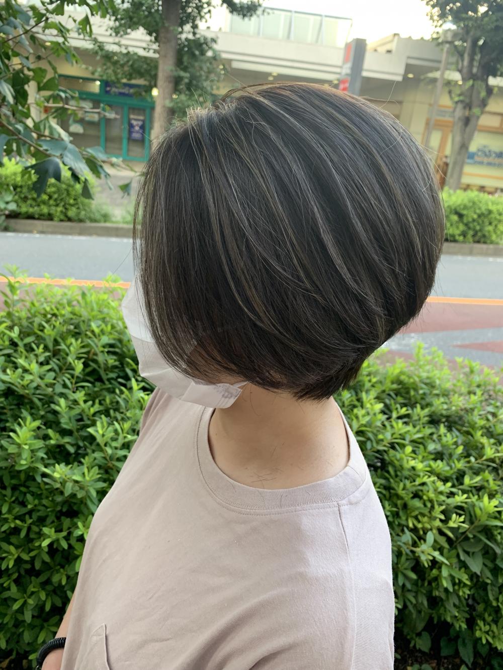 コントラストハイライト×ハンサムショート