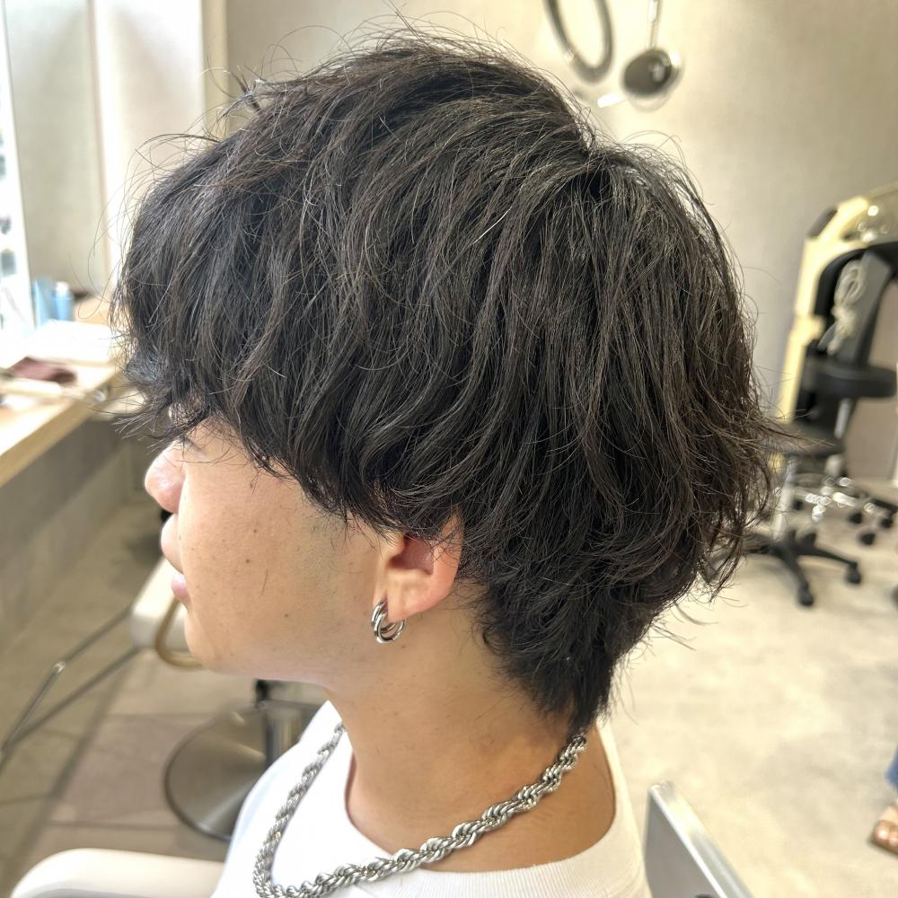緩めツイストパーマ